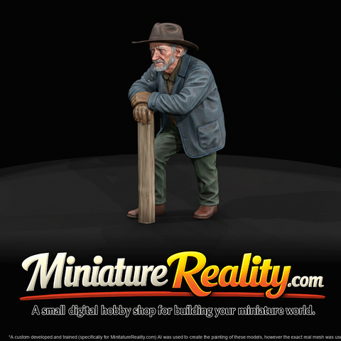 male human figure (miniature/statue)