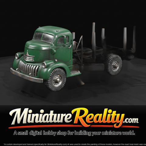 1940s Cab‑Over Logging Truck