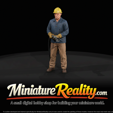 Construction Worker Figure (1960s) — 1960s ROAD Water-truck operator