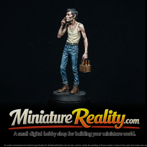 Southern American Male Figure (1970) — Smoking Holding Beers