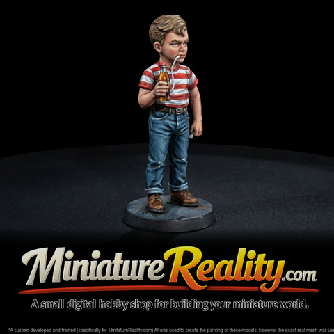 Southern American Male Figure (1970) — Young boy drinking