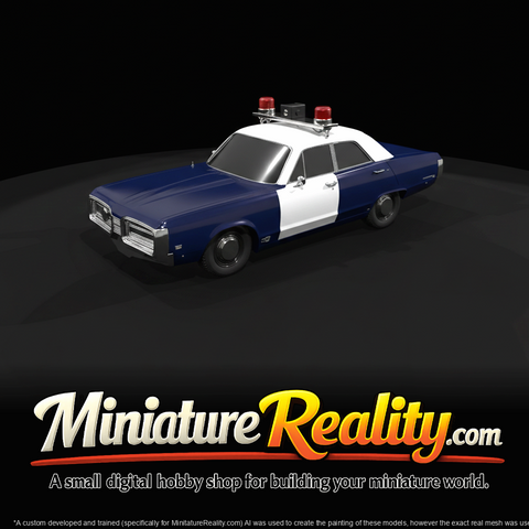 1972 Plymouth Fury sedan Police