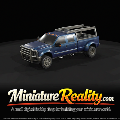 2011 Ford F-350 landscape–utility truck (2010s) — upfitted for grounds–landscaping service, blue
