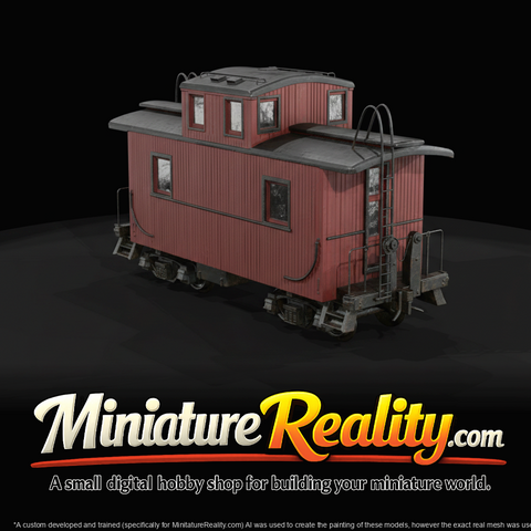 Silver City & Northern caboose (model livery)