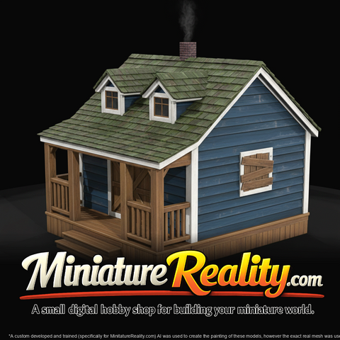Single Family Wooden Cottage Small Country Cabin (estimated)