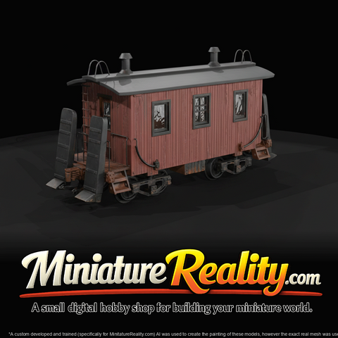 Railroad caboose Static