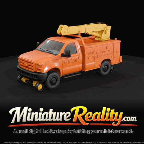 utility hi-rail truck