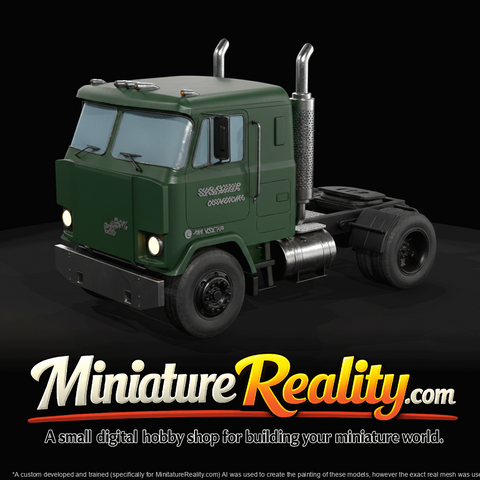 Cab Over Engine Semi Tractor Truck (1970s-1980s)