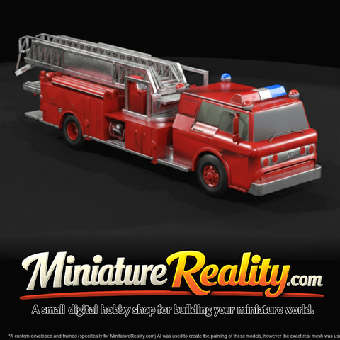 60s ford ladder truck v1