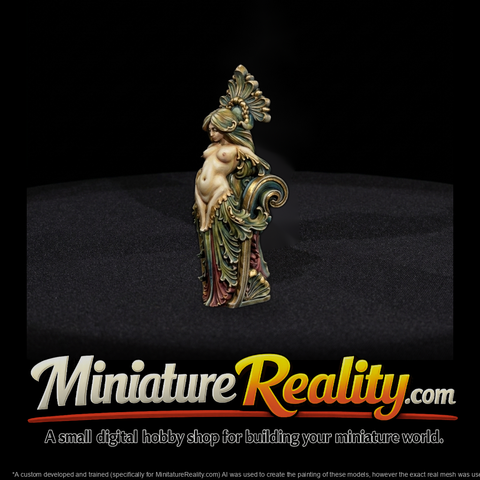 Art Nouveau Female Caryatid Ornament