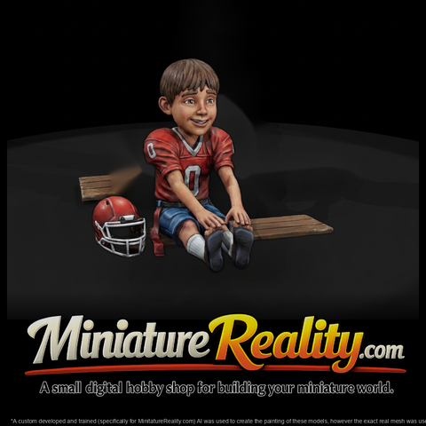 Bench player figurine (youth flag football)