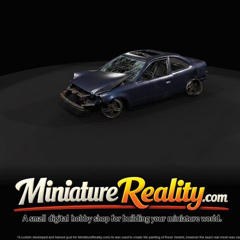 Burnt Car 3D model
