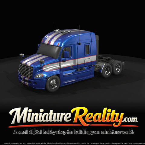 Freightliner Cascadia XT Tractor Truck 3axle 2007 600 0003 (2000s)