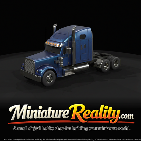 Freightliner Coronado Tractor Truck 3axle 2009 600 0003 (2000s)