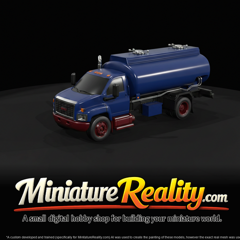 GMC Topkick C8500 Regularcab Tanker Truck 2004 Vray (2000s)