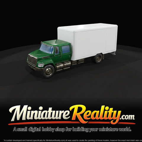 International Box Truck Quad Cab