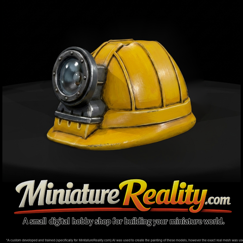 Miner's Hard Hat with Headlamp