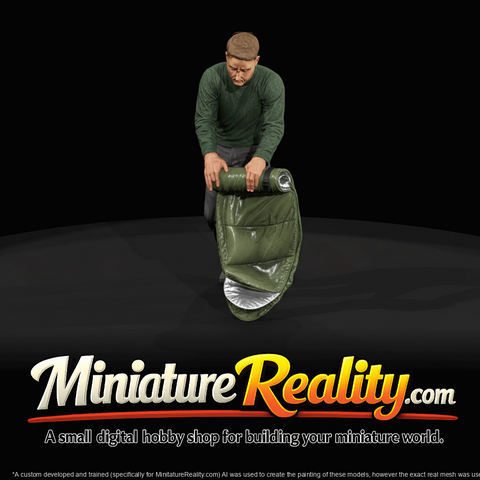 PEOPLE IN SLEEPING BAGS Camper 8