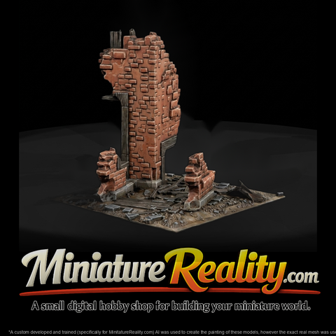 Ruined Brick Corner - Urban
