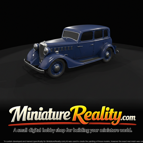 vintage automobile (4-door sedan)
