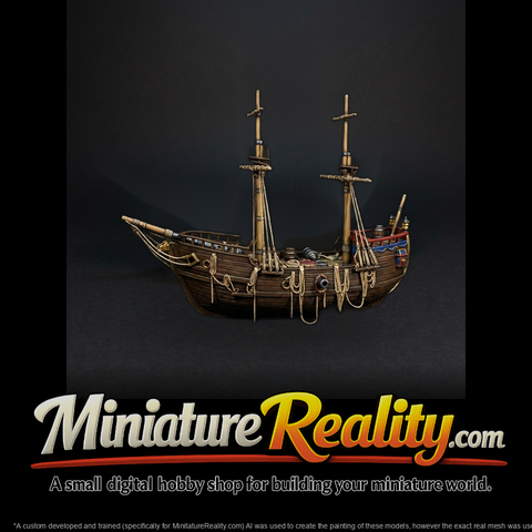 Stylized Pirate Galleon & Wargaming