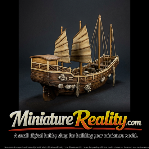 Traditional Chinese Junk Ship