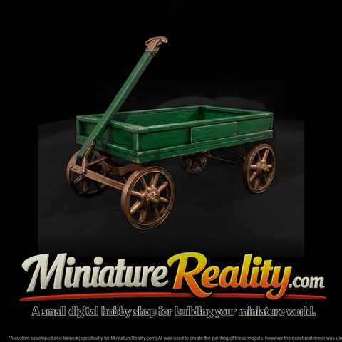 Vintage Farm Wagon for Dioramas & Railroads