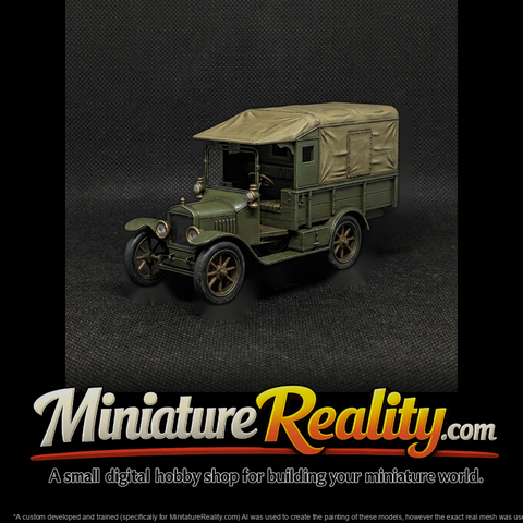 Vintage Military Cargo Truck for HO Diorama