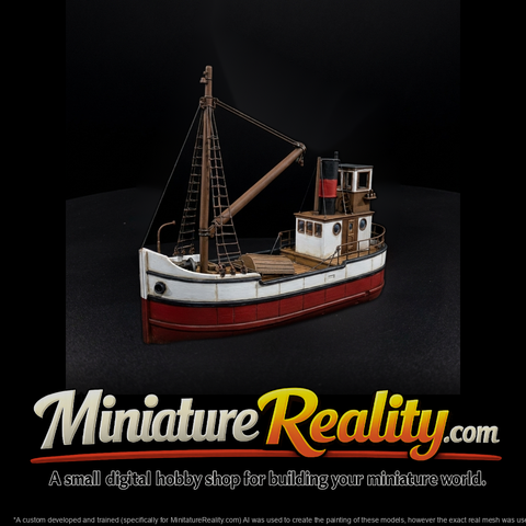 Vintage Steam Fishing Trawler — Boat