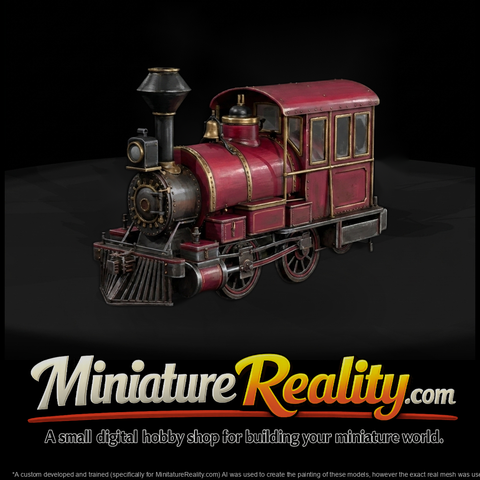 Vintage Steam Locomotive for Railroading