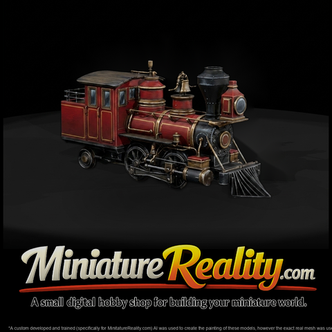 Vintage Western Steam Locomotive