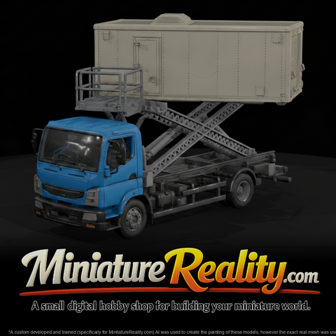GSE Catering Truck miniature, three-quarter view