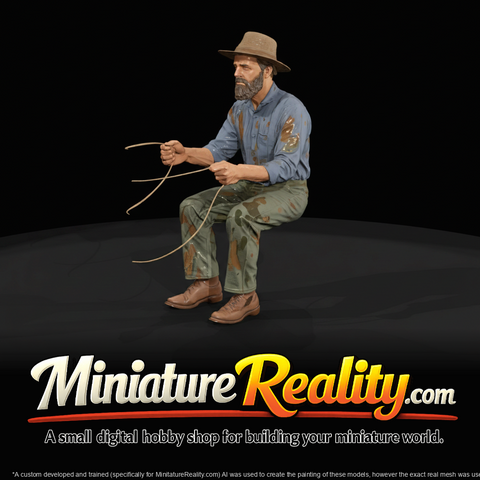 amish man running plow