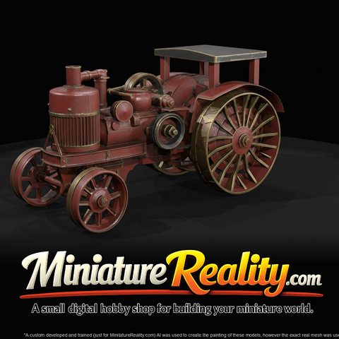 antique steam tractor 2