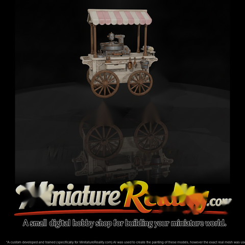 Cir 170 Stall Cotton Candy Cart