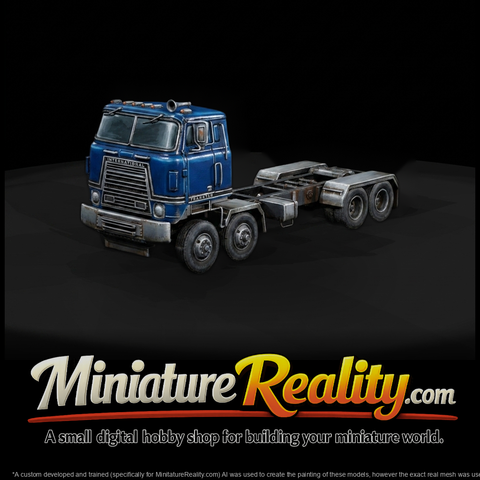 Cab-Over Semi Tractor
