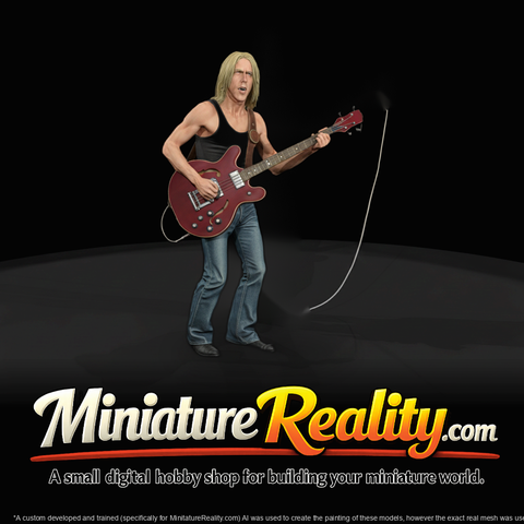 Hippie Guitarist Figure