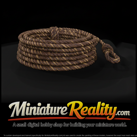 Coiled Lariat Rope