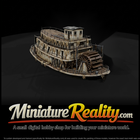 Abandoned Paddle Steamer