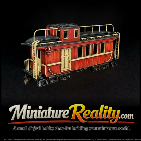 Vintage Cupola Railroad Caboose