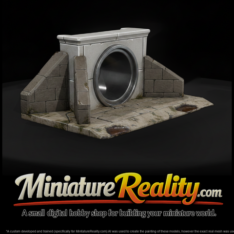 Concrete Pipe Culvert Headwall