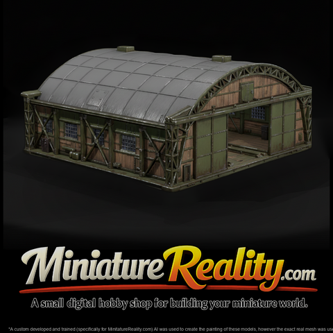 Mil 121 Ww2 England Bellman Aircraft Hangar