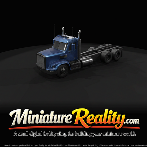 2009 Freightliner Coronado SD 3-Axle Chassis Truck