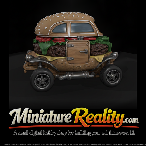 Car 028 Novelty Car Burger Buggy