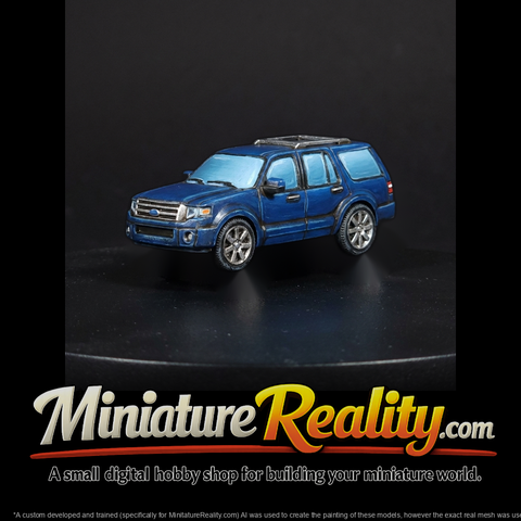Full-Size SUV Body — Blank Windows