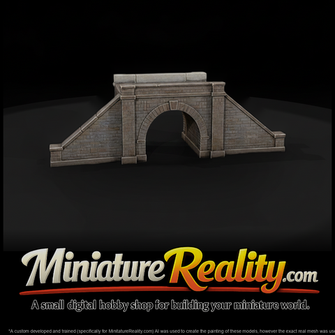 Masonry Arch Culvert with Wing Walls