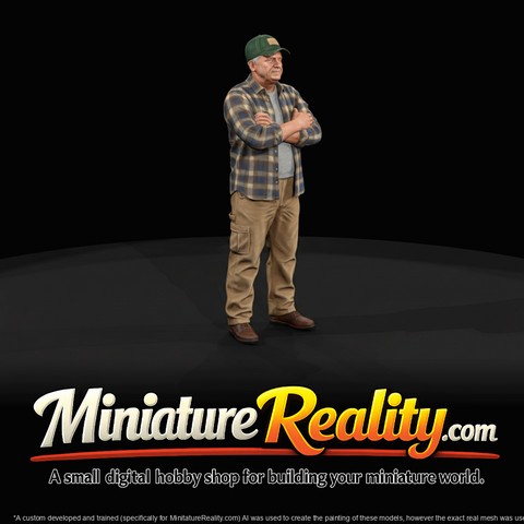 Patriarch — Casual Standing Male Figure (Baseball Cap) — Casual Standing Male Figure (Baseball Cap)