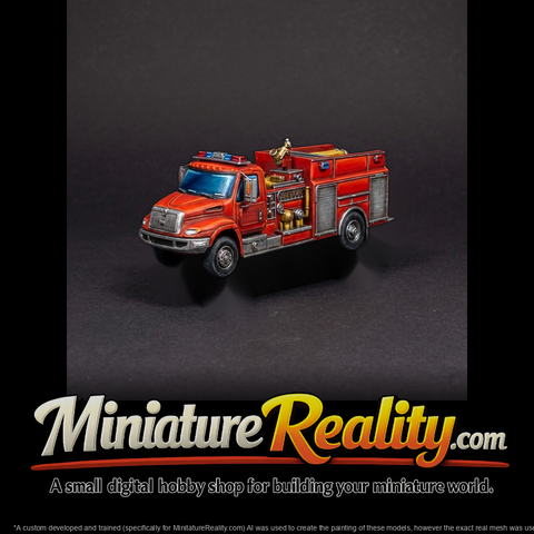 Fire Rescue Truck — Model & Railroad Layouts