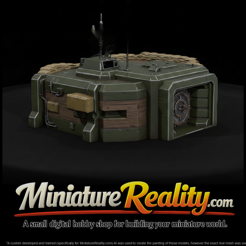 Mil 031 1980S Cold War Hardened Command Bunker