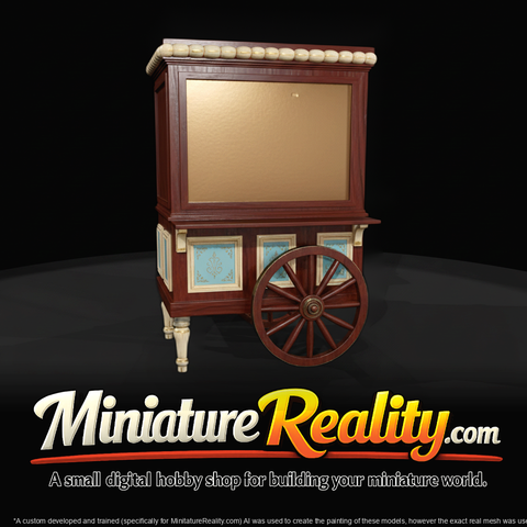 Vintage Popcorn Cart